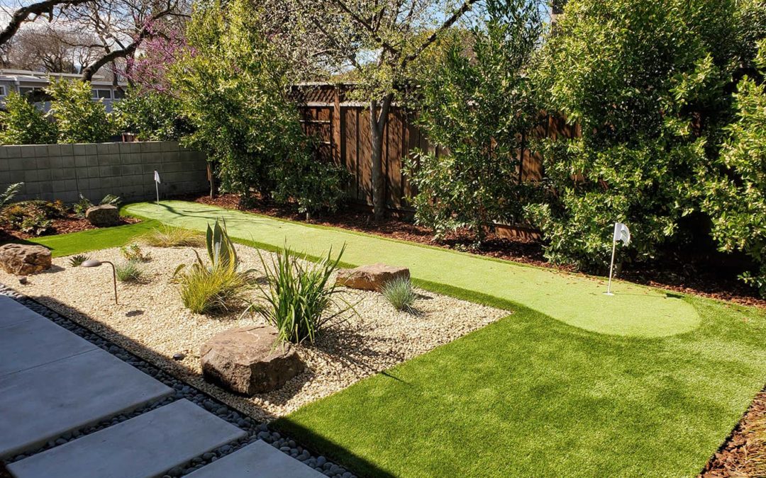 backyard artificial grass putting greens